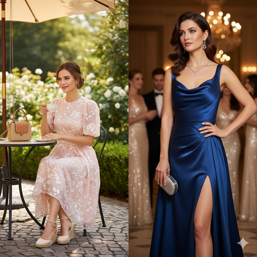 Fustanet më të Përshtatshme për Ngjarjet e Mëngjesit vs Mbrëmjes